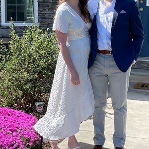 Satin White Leopard Print Wrap Dress